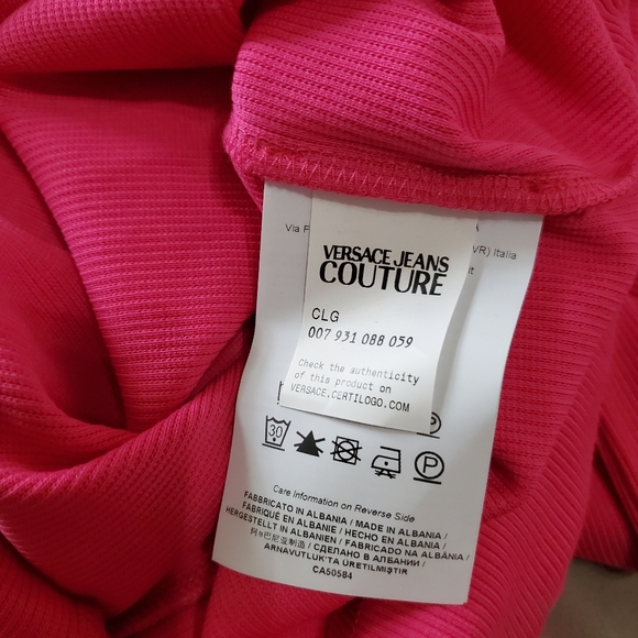 NWT Versace Ribbed Knit Dress - Picture 7 of 7